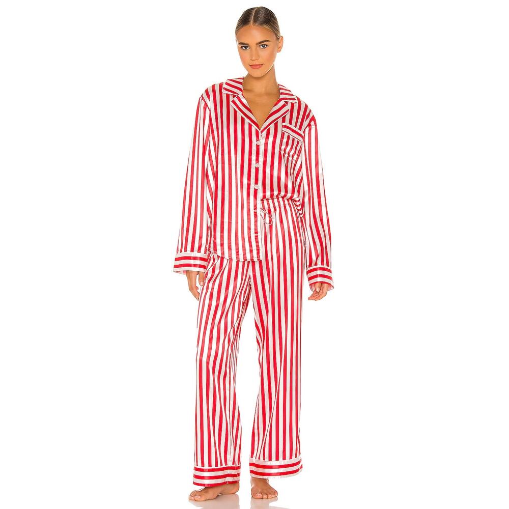 Show Me Your MuMu Red and White Striped Track Pants